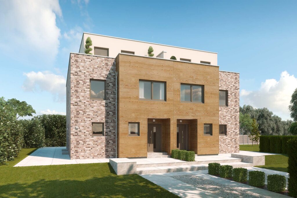 maison 3 étages hauteur bois