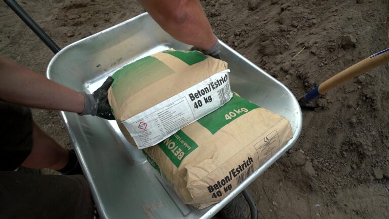 combien sac de béton tout pret 1m²