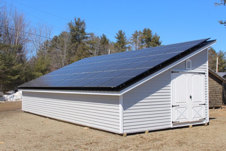 couvrir son hangar de panneau solaire en tant que particulier
